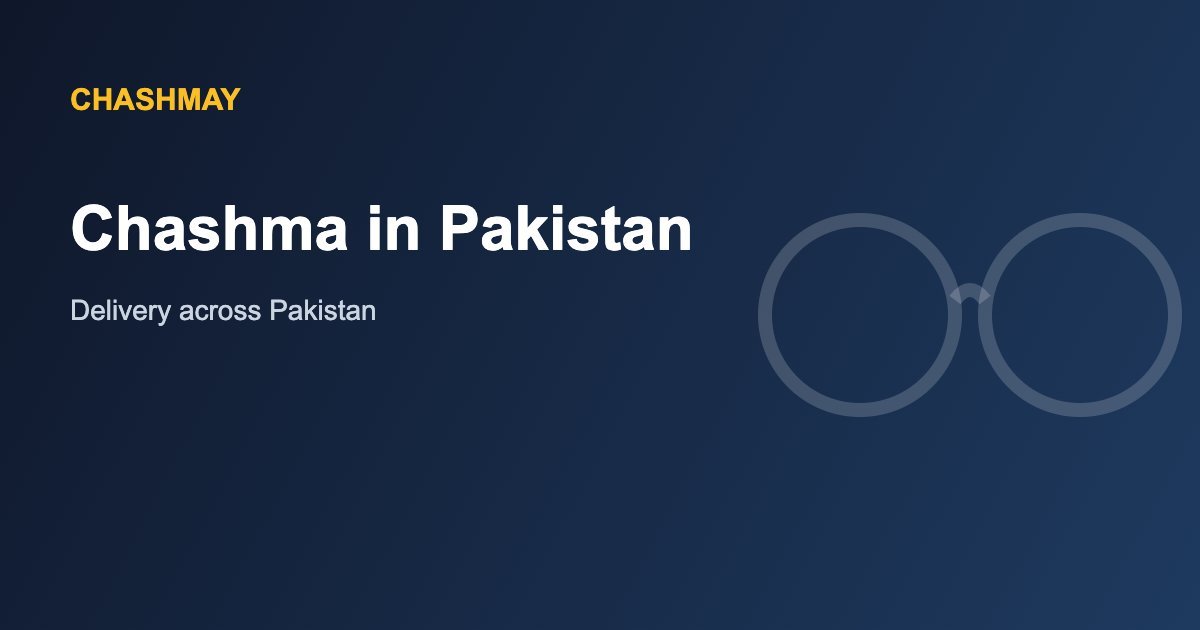 Chashma in Pakistan